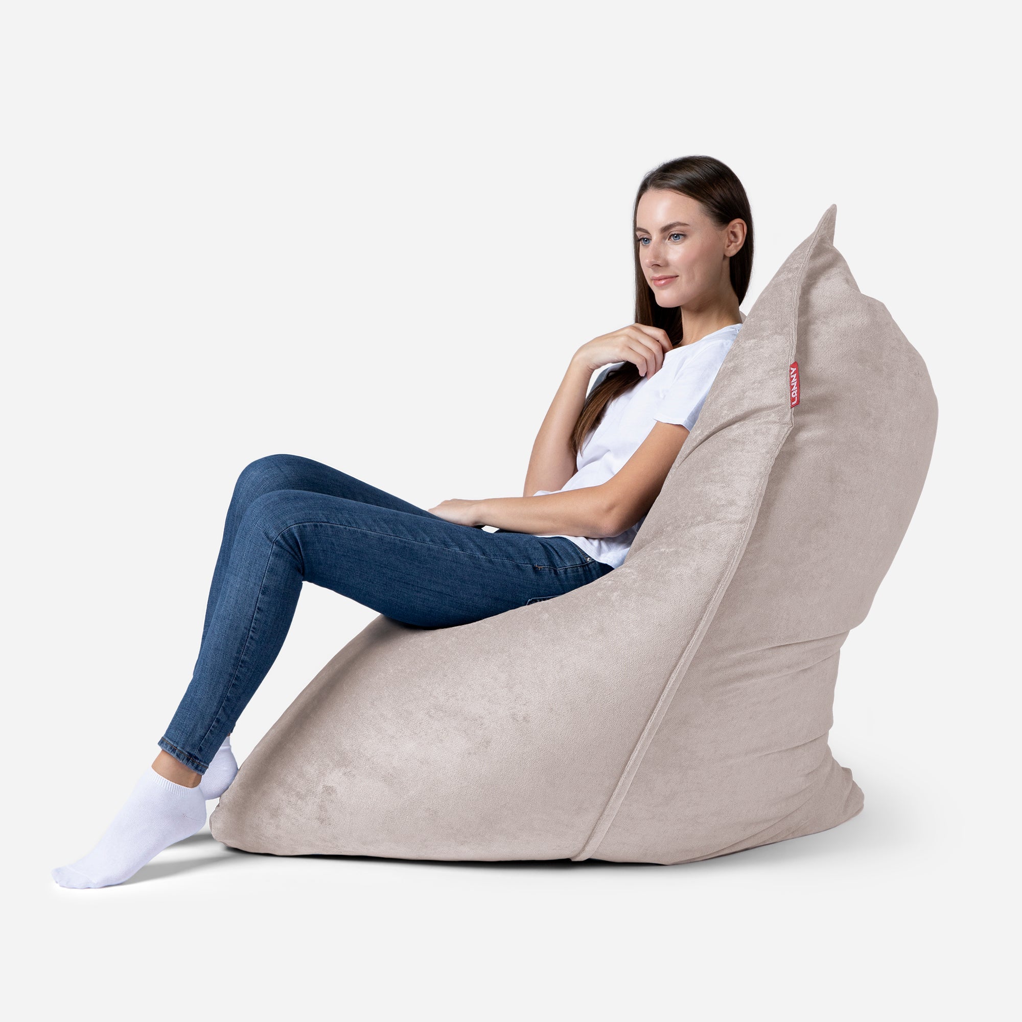 Sloppy Mini Aldo Beige Bean bag - Lanny Beanbag - Bean Bag Chairs