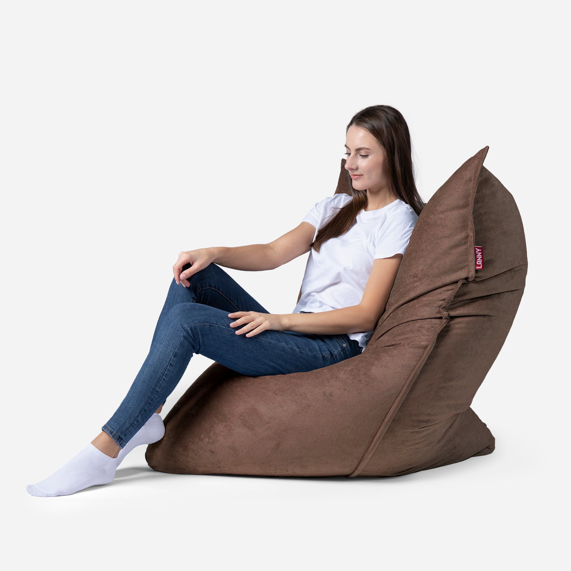 Sloppy Mini Aldo Brown Bean bag - Lanny Beanbag - Bean Bag Chairs