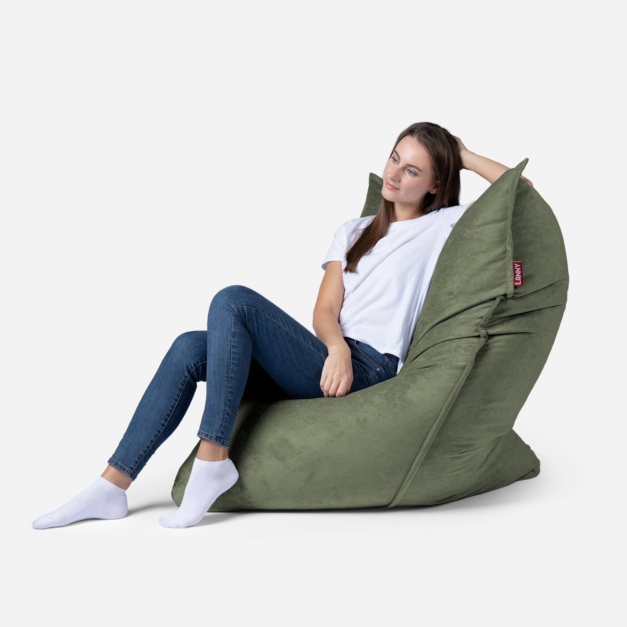 Sloppy Mini Aldo Khaki Bean bag - Lanny Beanbag - Bean Bag Chairs