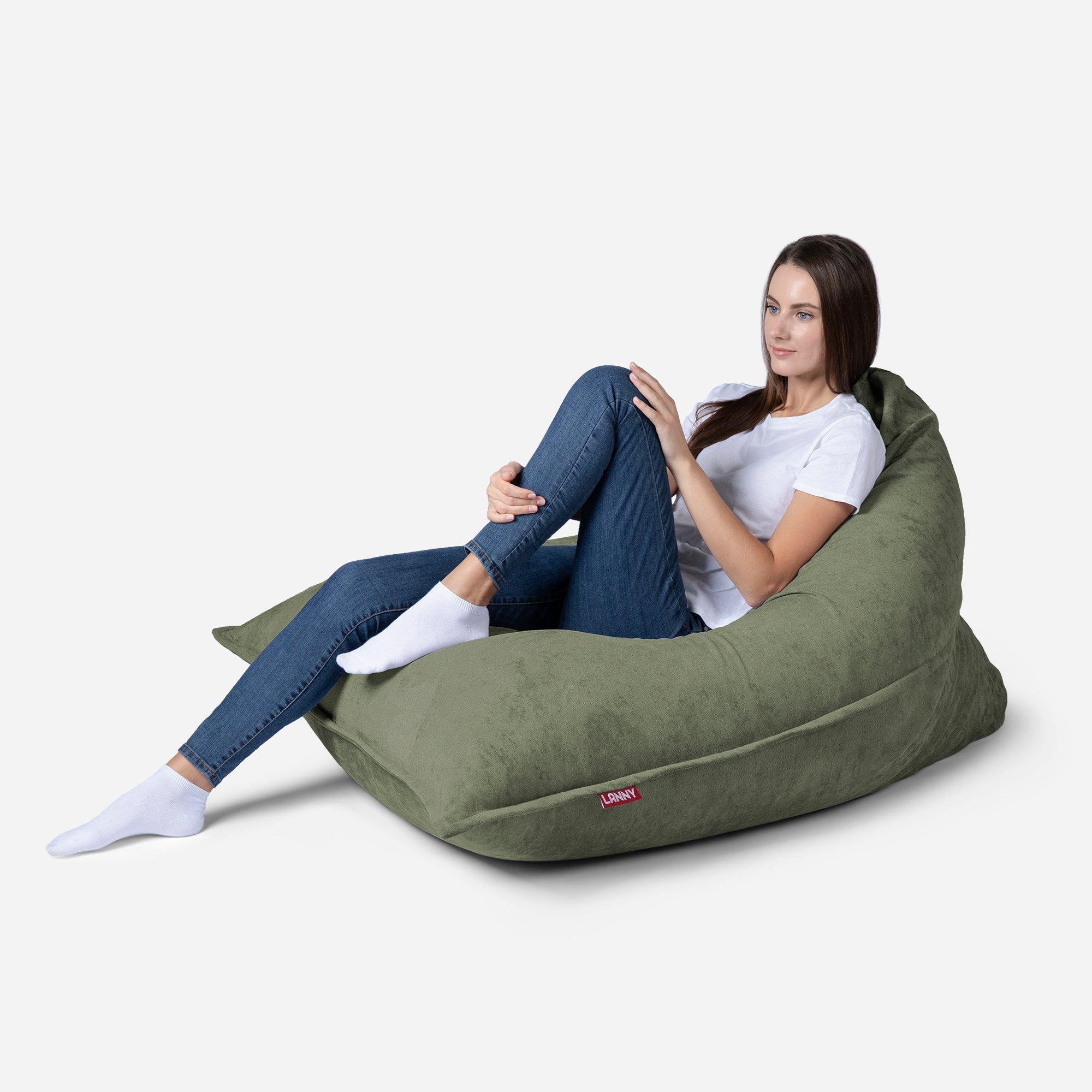 Sloppy Mini Aldo Khaki Bean bag - Lanny Beanbag - Bean Bag Chairs
