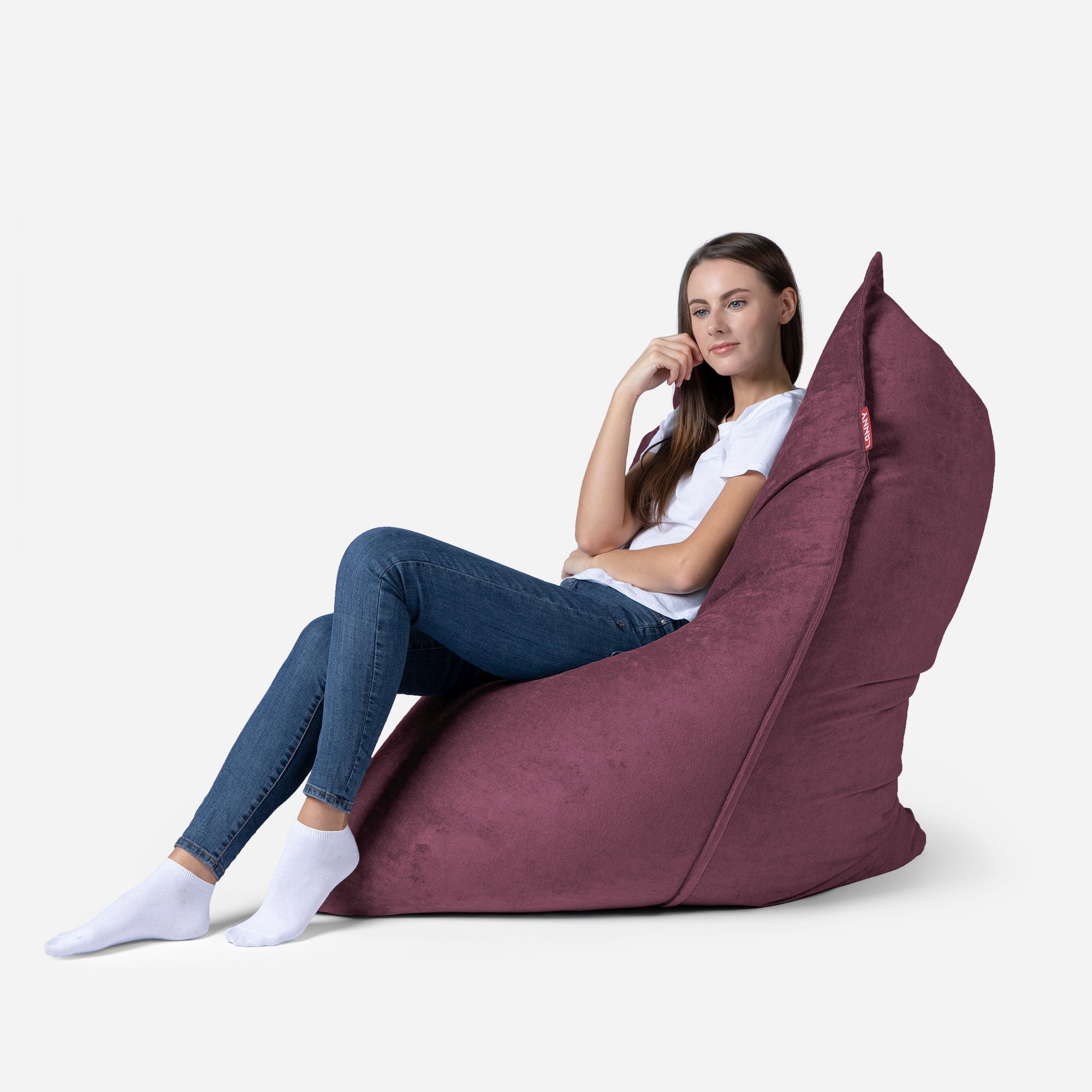 Sloppy Mini Aldo Purple Bean bag - Lanny Beanbag - Bean Bag Chairs