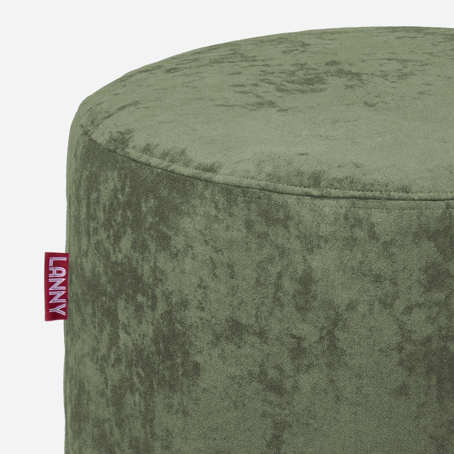 Tall Aldo Khaki Pouf - Lanny Beanbag - Ottomans