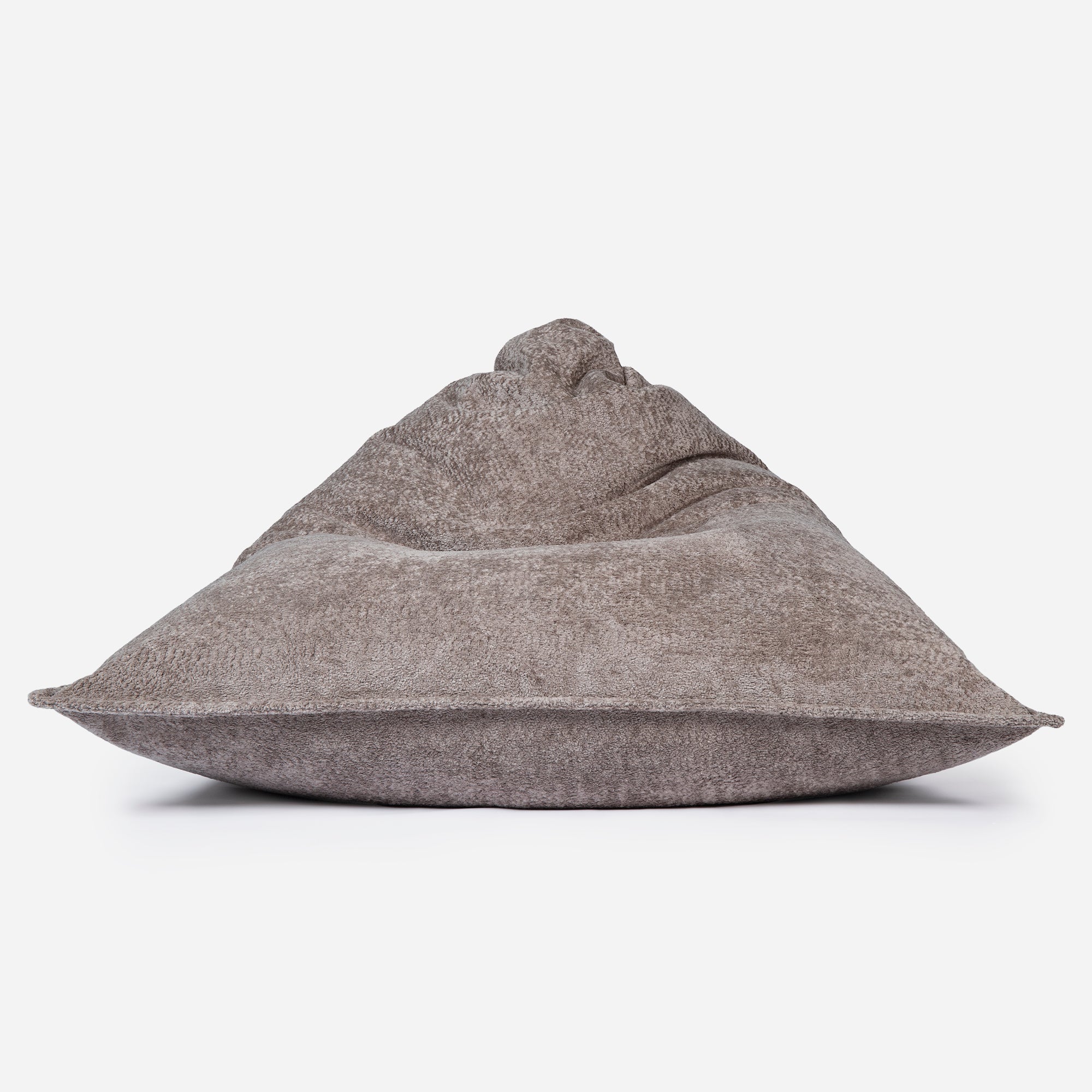 Beanbag Sloppy design fluffy fabric brown color