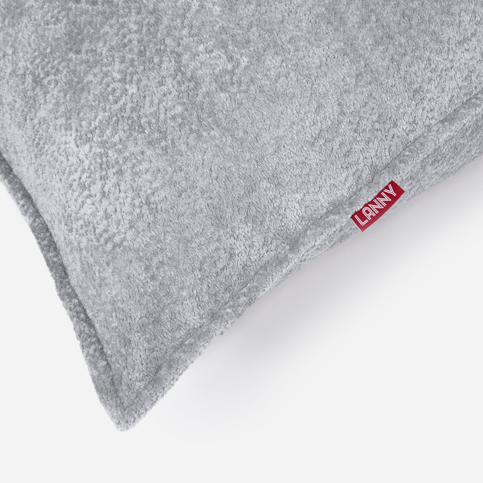 Beanbag Sloppy design fluffy fabric Gray color