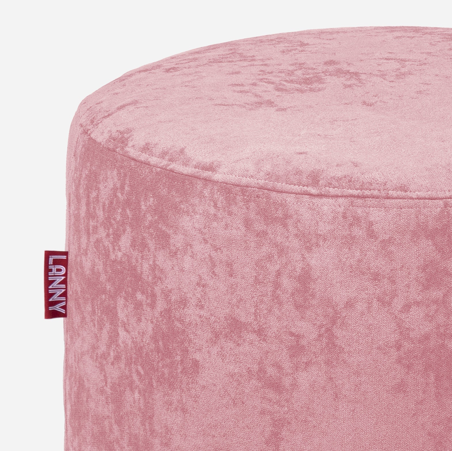 Floor Aldo Pink Pouf - Lanny Beanbag - Ottomans