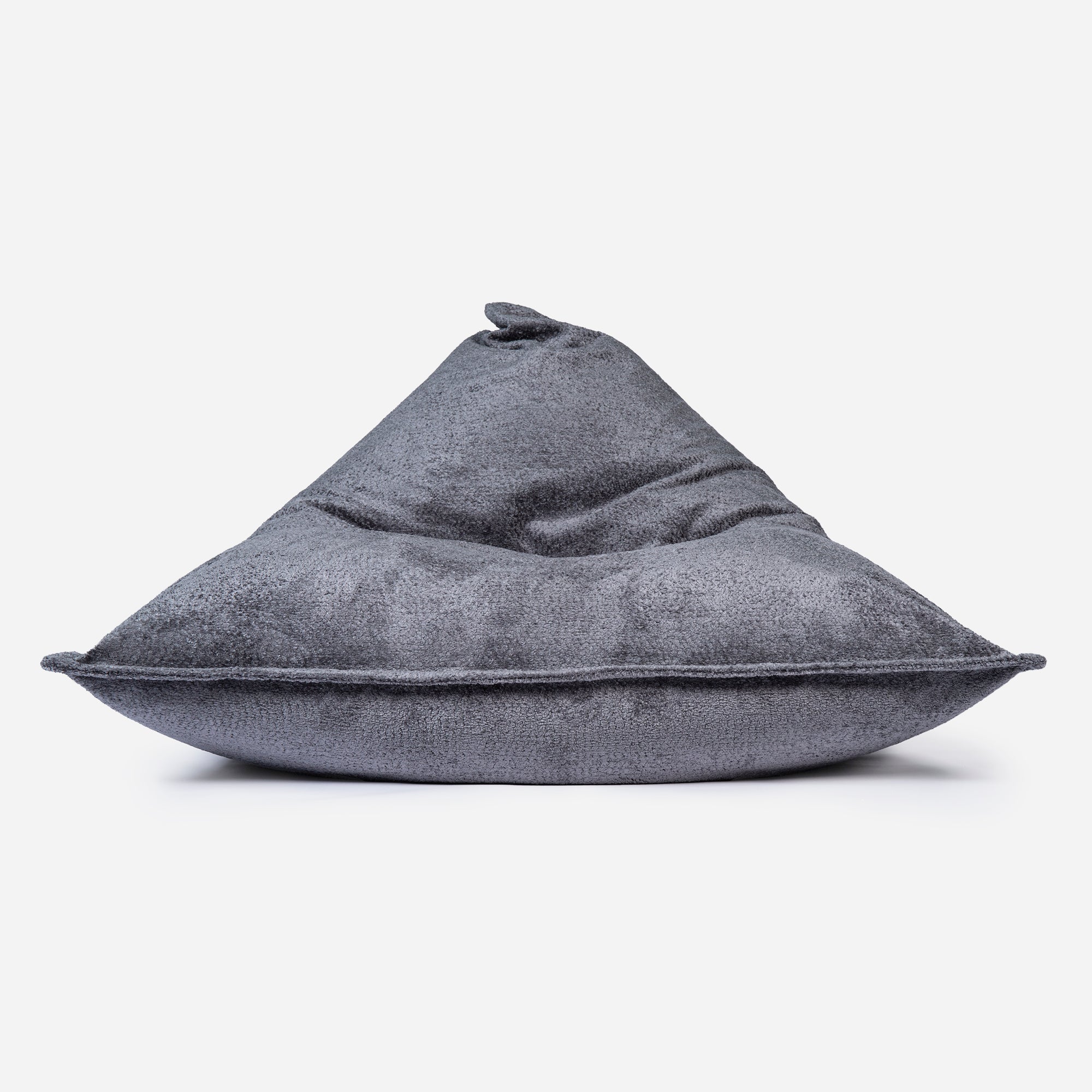 Sloppy Fluffy Dark Gray Bean bag - Lanny Beanbag - Bean Bag Chairs