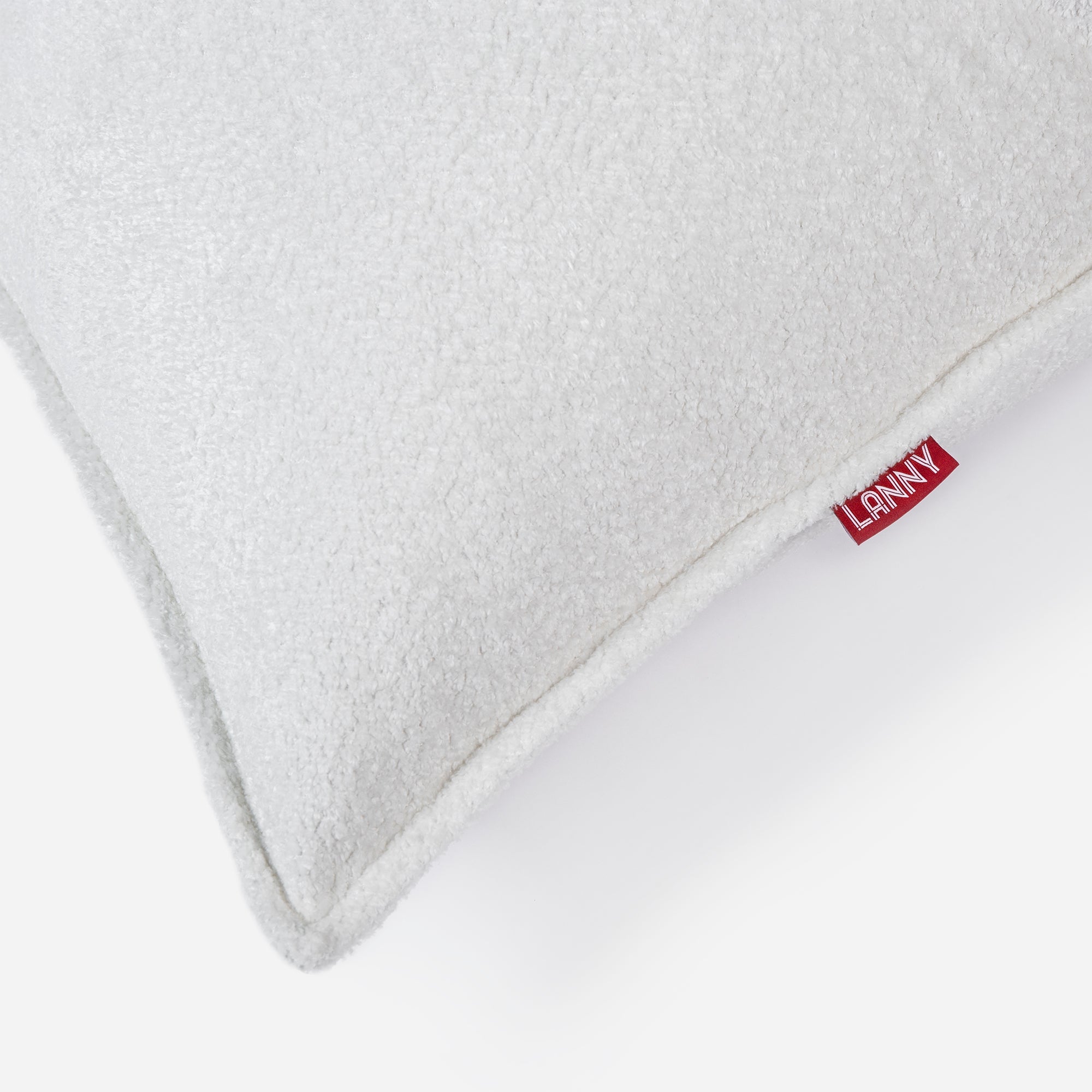 Sloppy Fluffy White Bean bag - Lanny Beanbag - Bean Bag Chairs